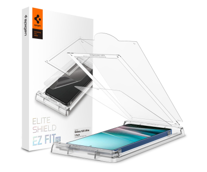 Szkło i folia ochronna SPIGEN Elite Shield ”Ez Fit” do Samsung Galaxy S25 Ultra Clear AFL09083